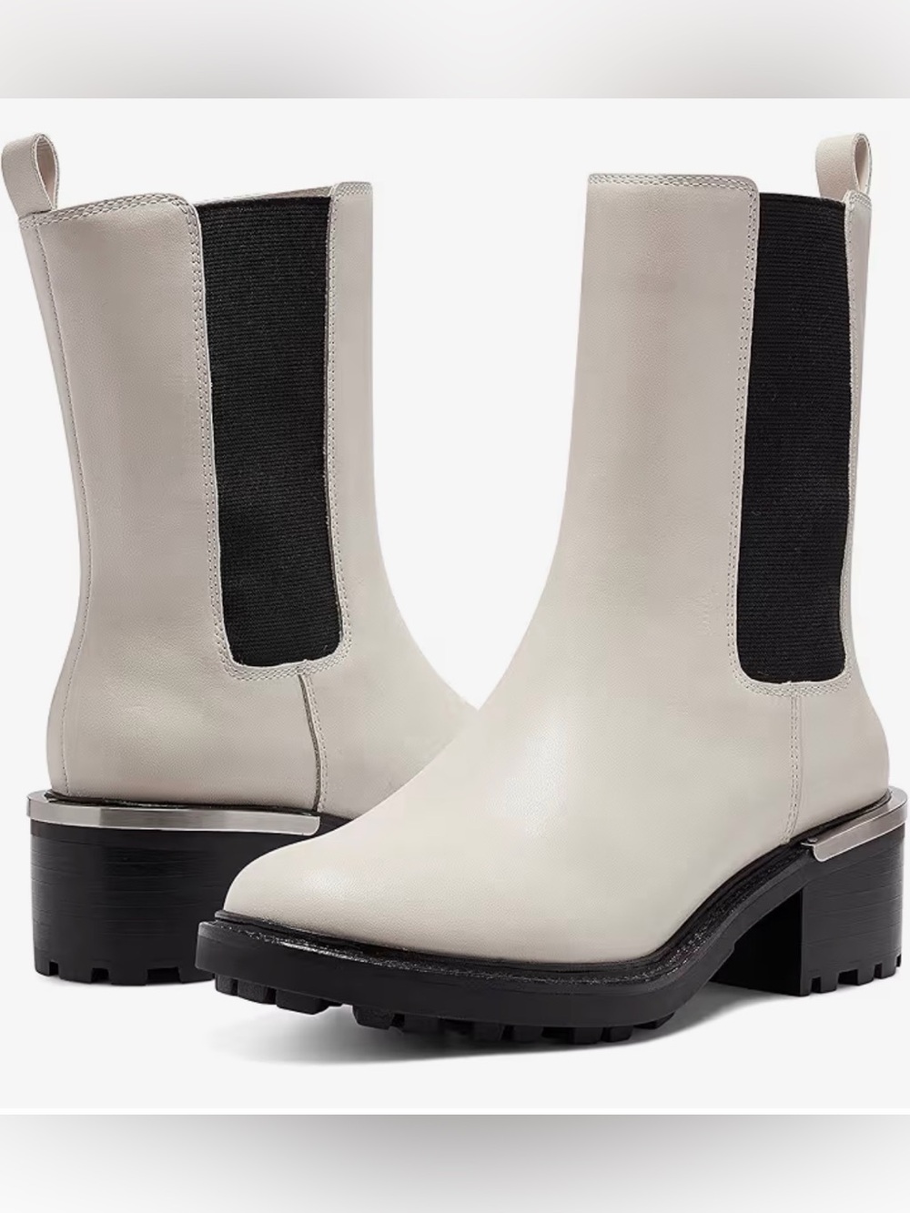 Vince Camuto Kourtly Chelsea Lug Boots with Black Panels